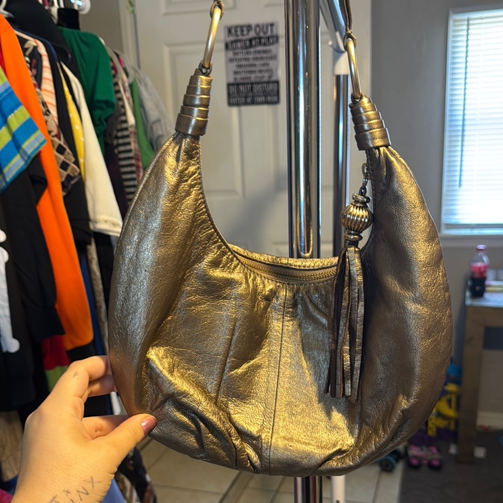 Gold Hobo Bag